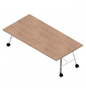 Konferenztisch SERENITY MEP00240/6692, 75cm (H), 240x120cm (BxT), rechteckig, ulme / weiß