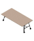 Konferenztisch SERENITY MEP00240/6GTI, 75cm (H), 240x120cm (BxT), rechteckig, ulme weiß / dunkelgrau