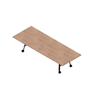 Konferenztisch SERENITY MEP00320/60F5, 75cm (H), 320x120cm (BxT), rechteckig, ulme / dunkelgrau