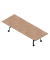 Konferenztisch SERENITY MEP00320/60F5, 75cm (H), 320x120cm (BxT), rechteckig, ulme / dunkelgrau