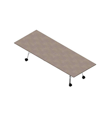 Konferenztisch SERENITY MEP00320/6DV9, 75cm (H), 320x120cm (BxT), rechteckig, beton / weiß