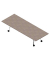Konferenztisch SERENITY MEP00320/6DV9, 75cm (H), 320x120cm (BxT), rechteckig, beton / weiß