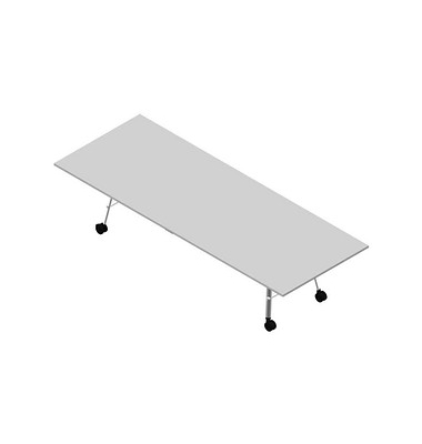 Konferenztisch SERENITY MEP00320/6GSZ, 75cm (H), 320x120cm (BxT), rechteckig, grau / weiß