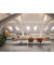 Konferenztisch SERENITY MEP00320/6GTF, 75cm (H), 320x120cm (BxT), rechteckig, beton / dunkelgrau