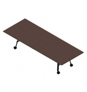 Konferenztisch SERENITY MEP00320/72H9, 75cm (H), 320x120cm (BxT), rechteckig, eukalyptus / dunkelgrau