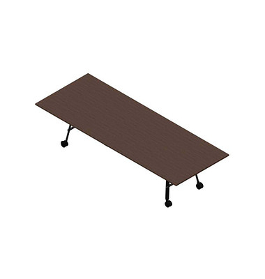 Konferenztisch SERENITY MEP00320/72H9, 75cm (H), 320x120cm (BxT), rechteckig, eukalyptus / dunkelgrau