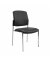 Besucherstuhl MEDICAL10 KH1900D30 oAL Stahl co Bezug sw