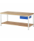 RAU Werkbank 2000x900x840-1040mm 1xSchublade-TA l.gre.bl