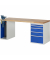 RAU Werkbank 2000x700x890mm 5xSchublade-TA 1xSSKL l.gre.bl