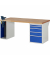 RAU Werkbank 2000x900x890mm 5xSchublade-TA 1xSSKL l.gre.bl