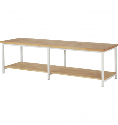 RAU Werkbank 3000x900x840-1040mm l.gr