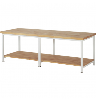 RAU Werkbank 2500x900x840-1040mm l.gr