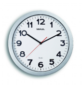  Wanduhr MAULstep 9053695, silber, 20cm, rund, analog