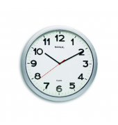  Wanduhr MAULstep 9054195, silber, 20cm, rund, analog
