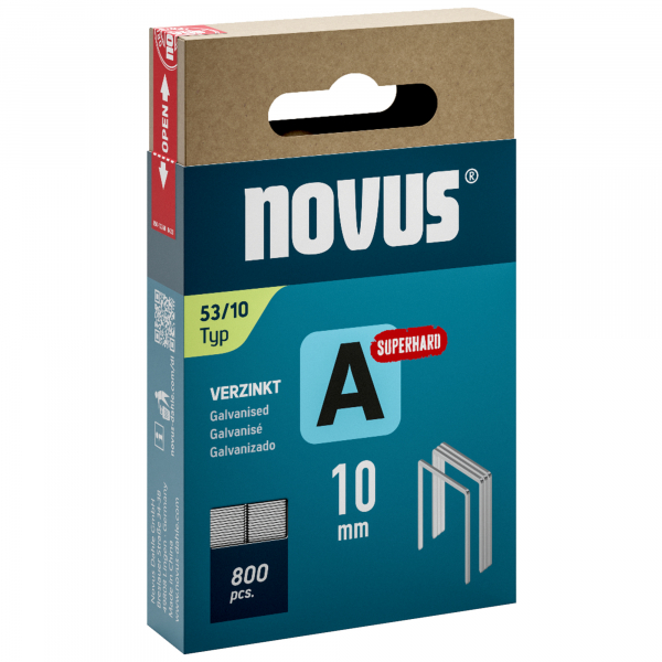 4009729080856 - Tackerklammern Typ A Superhard 53 10 042-0778 Stahldraht 4009729080856 800 Stück