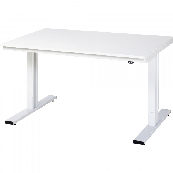 4040376017109 - Arbeitstisch elektrisch höhenverstellbar - Tragkraft 300 kg Höhe 720 - 1120 mm Spanplatte MF-beschichtet BxT 1500 x 1000 mm RAU