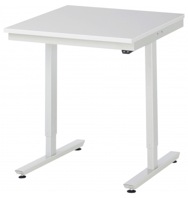 RAU Arbeitstisch 750x800x720-1120 elektrisch M-Platte 22mm l.gr