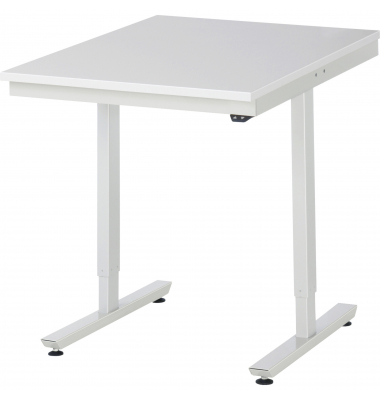 RAU Arbeitstisch 750x1000x720-1120 elektrisch M-Platte 22mm l.gr