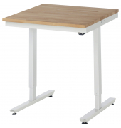 RAU Arbeitstisch 750x800x720-1120 elektrisch B-Platte 25mm l.gr