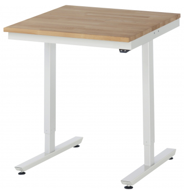 RAU Arbeitstisch 750x800x720-1120 elektrisch B-Platte 25mm l.gr