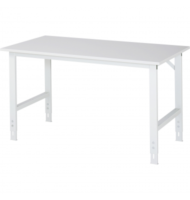 RAU Arbeitstisch 1500x800x760-1080 M-Platte 22mm l.gr