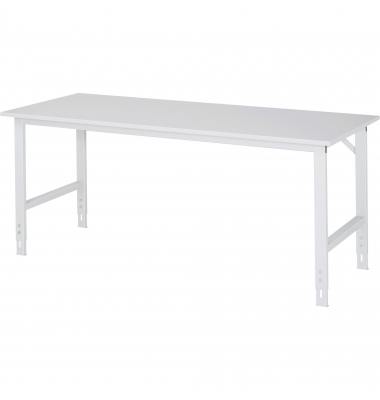 RAU Arbeitstisch 2000x800x760-1080 M-Platte 22mm l.gr