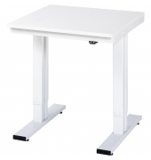 RAU Werktisch 750x800x720-1120mm elektrisch M-Platte 22mm l.gr