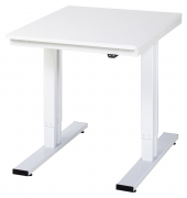 RAU Werktisch 750x1000x720-1120mm elektrisch M-Platte 22mm l.gr