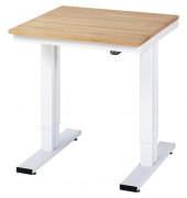 RAU Werktisch 750x800x720-1120mm elektrisch B-Platte 25mm l.gr