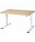 RAU Werktisch 1500x1000x720-1120mm elektrisch B-Platte 25mm l.gr