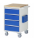 RAU Montagewagen 580x650x975mm 4xSchub-TA Top 25mm l.gre.bl