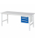 RAU Arbeitstisch 2000x800x760-1080 3xSchub M-Platte 22mm l.gre.bl