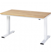 RAU Werktisch 1500x800x720-1120mm elektrisch B-Platte 25mm l.gr