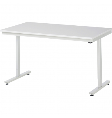 RAU Arbeitstisch 1500x800x720-1120 elektrisch M-Platte 22mm l.gr