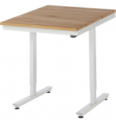 RAU Arbeitstisch 750x1000x720-1120 elektrisch B-Platte 25mm l.gr