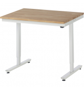 RAU Arbeitstisch 1000x800x720-1120 elektrisch B-Platte 25mm l.gr