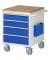 RAU Montagewagen 580x650x795mm 4xSchub-TA Top 25mm l.gre.bl
