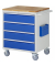 RAU Montagewagen 770x650x975mm 4xSchub-TA Top 25mm l.gre.bl