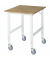 RAU Arbeitstisch 750x1000x910-1230 fahrbar B-Platte 25mm l.gr