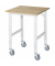 RAU Arbeitstisch 750x800x910-1230 fahrbar B-Platte 25mm l.gr