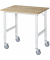 RAU Arbeitstisch 1000x800x910-1230 fahrbar B-Platte 25mm l.gr