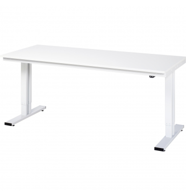 RAU Werktisch 2000x800x720-1120mm elektrisch M-Platte 22mm l.gr