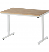 RAU Arbeitstisch 1250x800x720-1120 elektrisch B-Platte 25mm l.gr