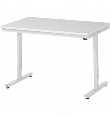 RAU Arbeitstisch 1250x800x720-1120 elektrisch M-Platte 22mm l.gr