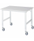 RAU Arbeitstisch 1250x1000x910-1230 fahrbar M-Platte 22mm l.gr