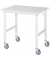 RAU Arbeitstisch 1000x800x910-1230 fahrbar M-Platte 22mm l.gr