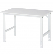 RAU Arbeitstisch 1250x800x760-1080 M-Platte 22mm l.gr