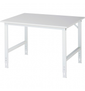 RAU Arbeitstisch 1250x1000x760-1080 M-Platte 22mm l.gr