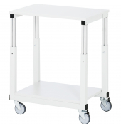 RAU Tischwagen Serie E M-Platte 22mm 700x500x650-1000mm l.gr