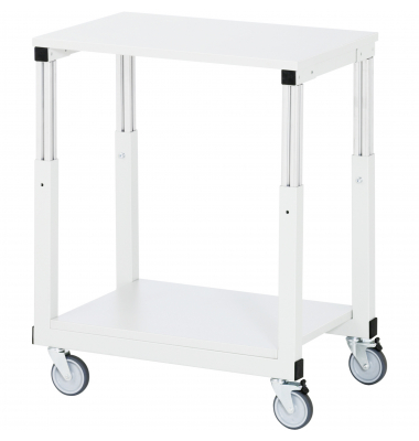 RAU Tischwagen Serie E M-Platte 22mm 700x500x650-1000mm l.gr RAU Tischwagen Serie E M-Platte 22mm 700x500x650-1000mm l.gr